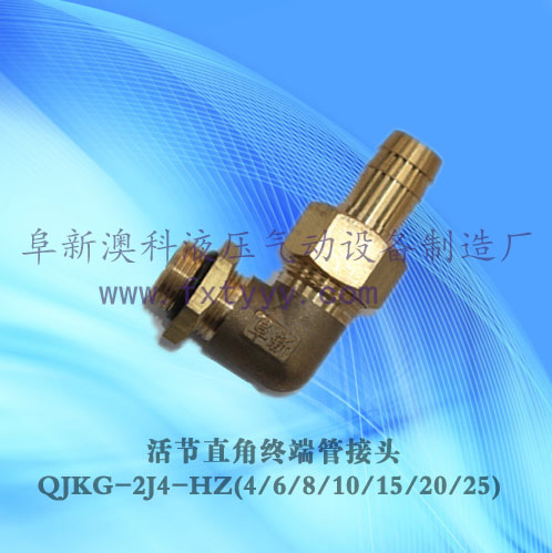 活節(jié)直角終端管接頭